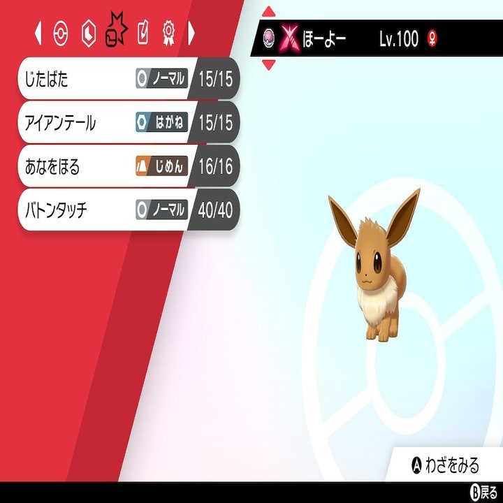 育成したポケモンの紹介 キョダイピカチュウとキョダイイーブイ イノセント Note