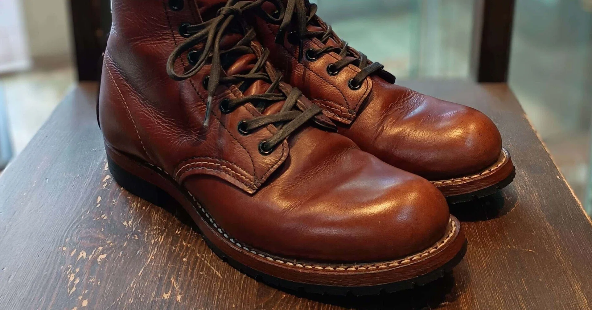 Resole/ハーフソール交換】Red Wing#9011 Beckman+vibram#2333｜CREA