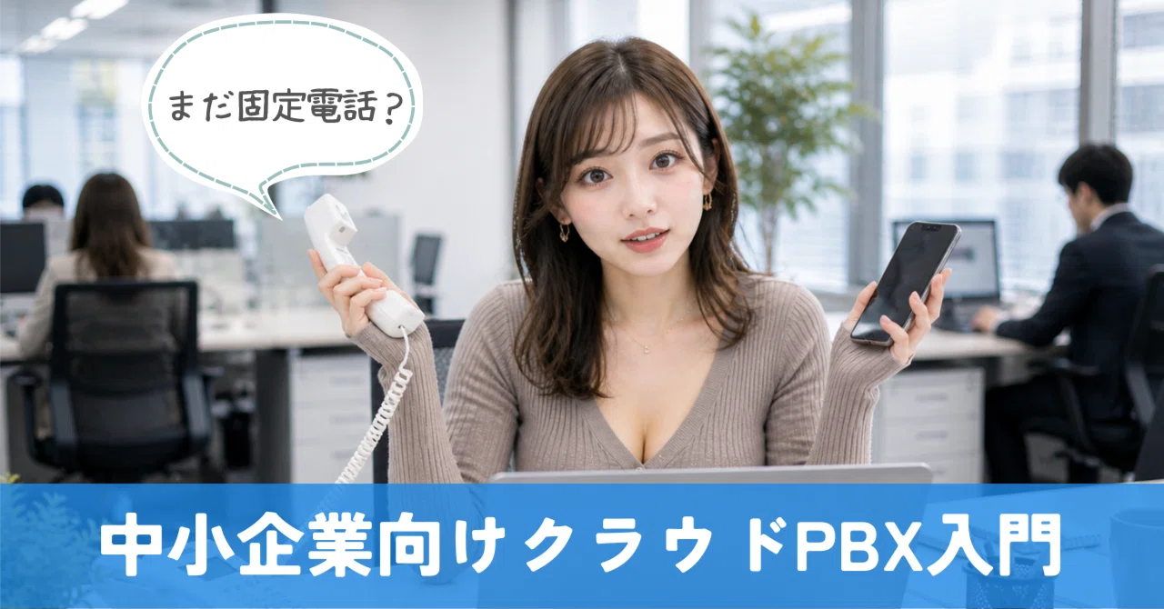 社内の電話、まだ固定電話だけ?中小企業向けクラウドPBX入門|ITワークラボ|あなたの会社にIT担当者を💻|中小企業のIT管理・セキュリティ対策支援