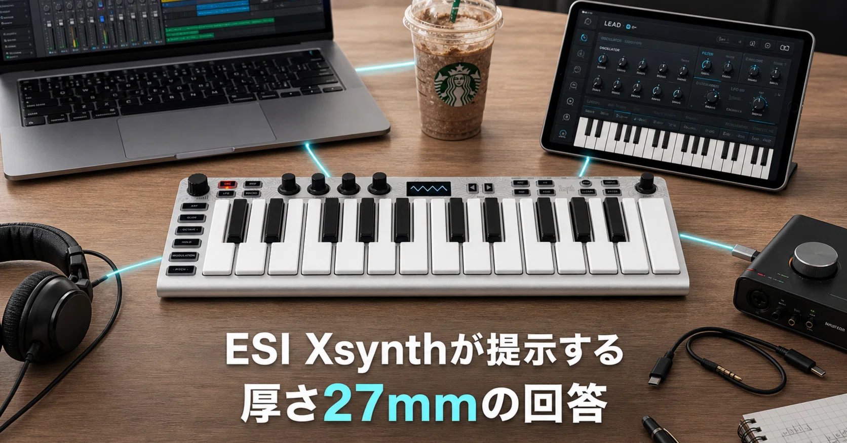 制作を背負う」ということ。ESI Xsynthが提示する、厚さ27mmの回答｜伝