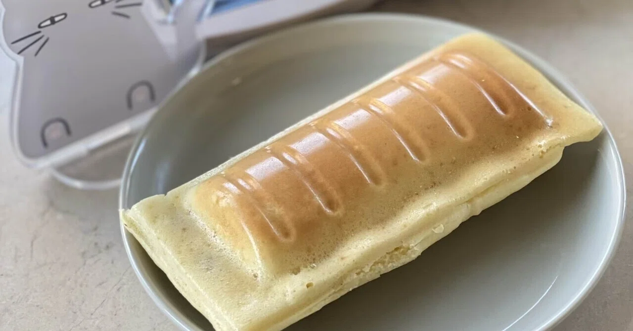 ニトリ】レンジで作るハーフホットサンドメーカーで作る1あんこパン