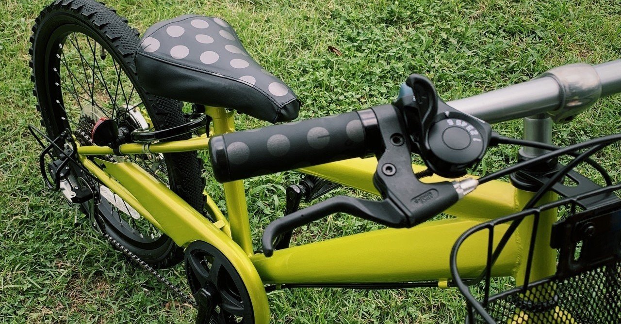 男の子向けのジュニアスポーツ自転車を女の子用にカスタマイズした Nobuki Inoue Note