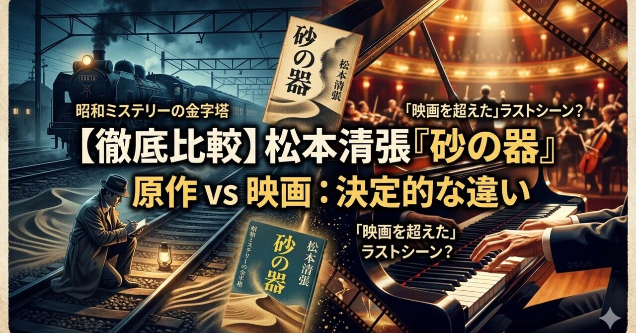 読書】『砂の器（著:松本清張）〜今読むべき昭和ミステリーの金字塔