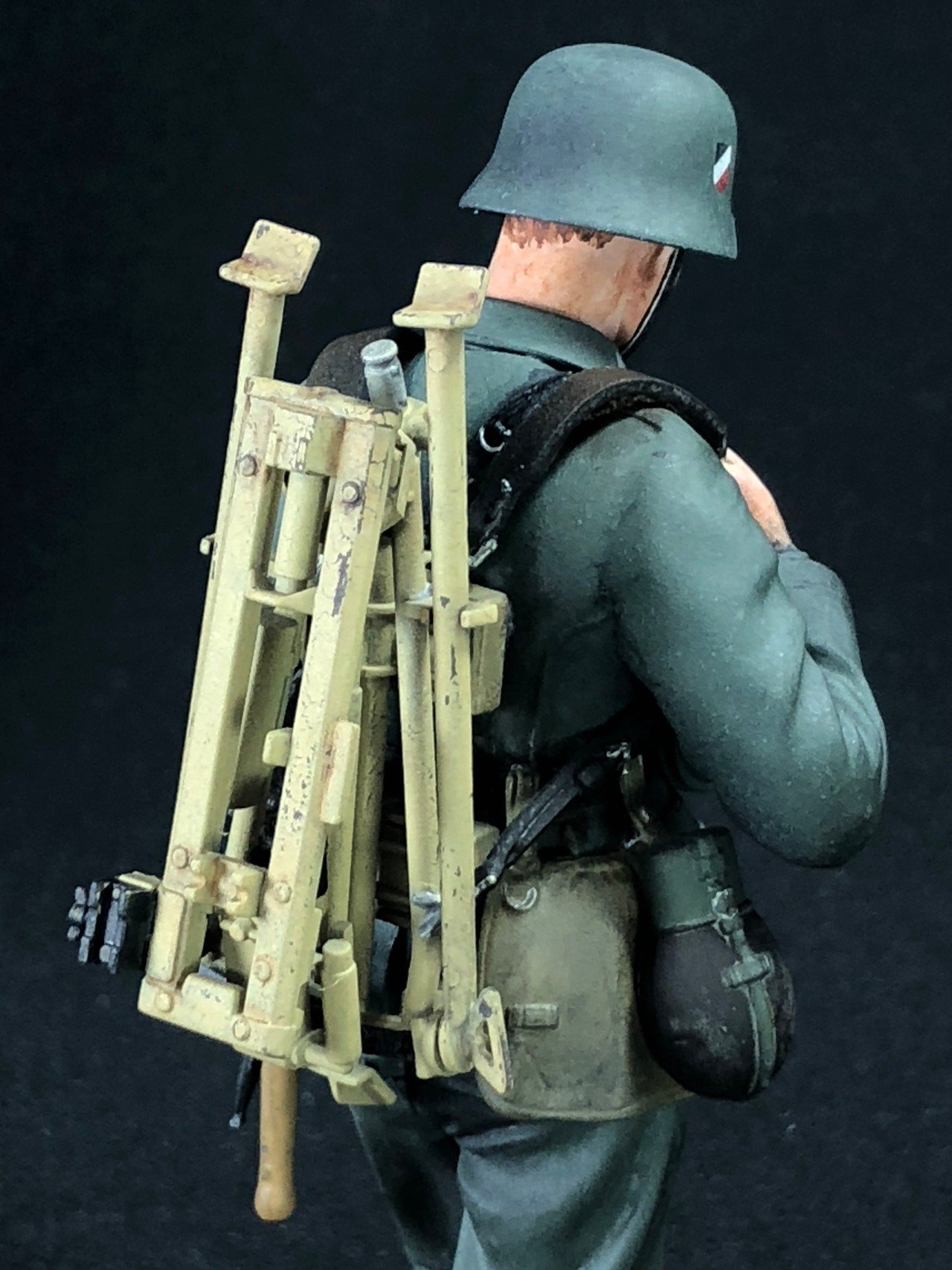 タミヤ 1/16 ワールドフィギュアシリーズ WWII ドイツ機関銃