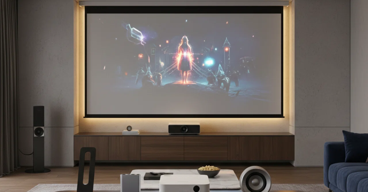 *GIMI HORIZON ホームシアター HORIZON 1080p Home Projector | Home Theater Android TV