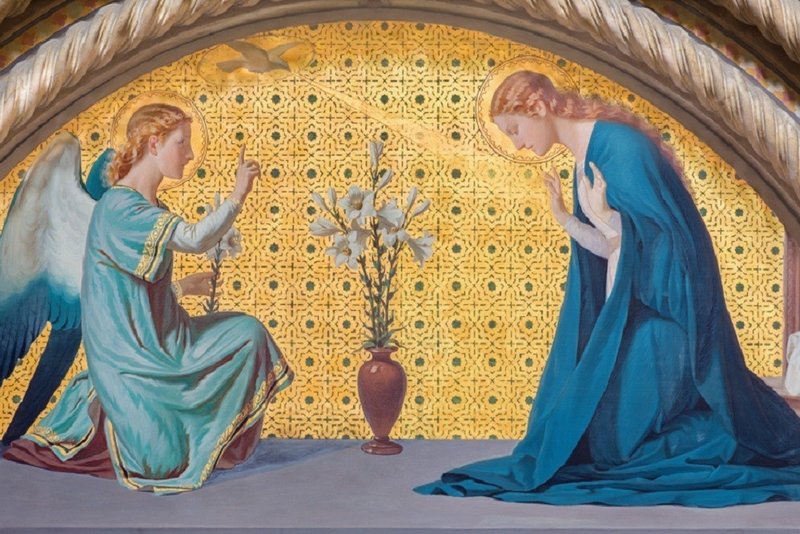 美術の時間 聖母マリアの好きな服の色は青 S Toma Note
