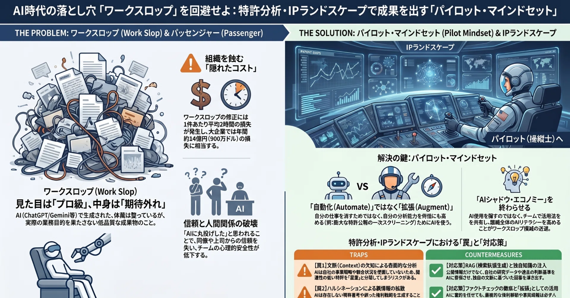 ワークスロップ（Workslop－低品質の成果物－）と特許分析・IP