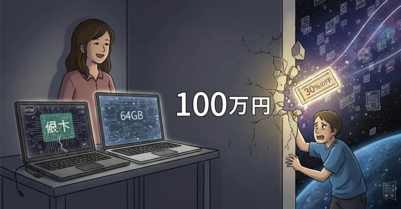 ローカルLLM用にメモリ64GBのMacが欲しい。100万円の壁に絶望していた 