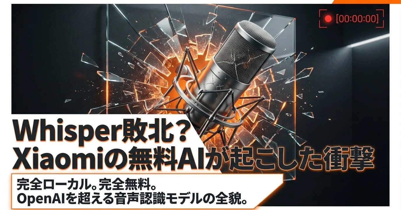 Xiaomiが放つ新型音声認識モデル「MiMo-V2.5-ASR」：その実力と革新性