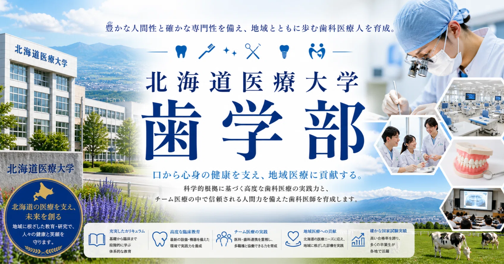 北海道医療大学 歯学部 日本一詳しい詳細レポート 偏差値 学費 進級