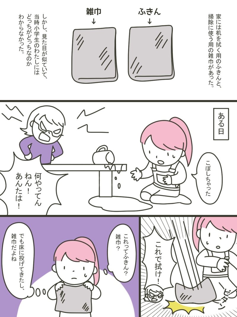 ふきんと雑巾 なむ Note