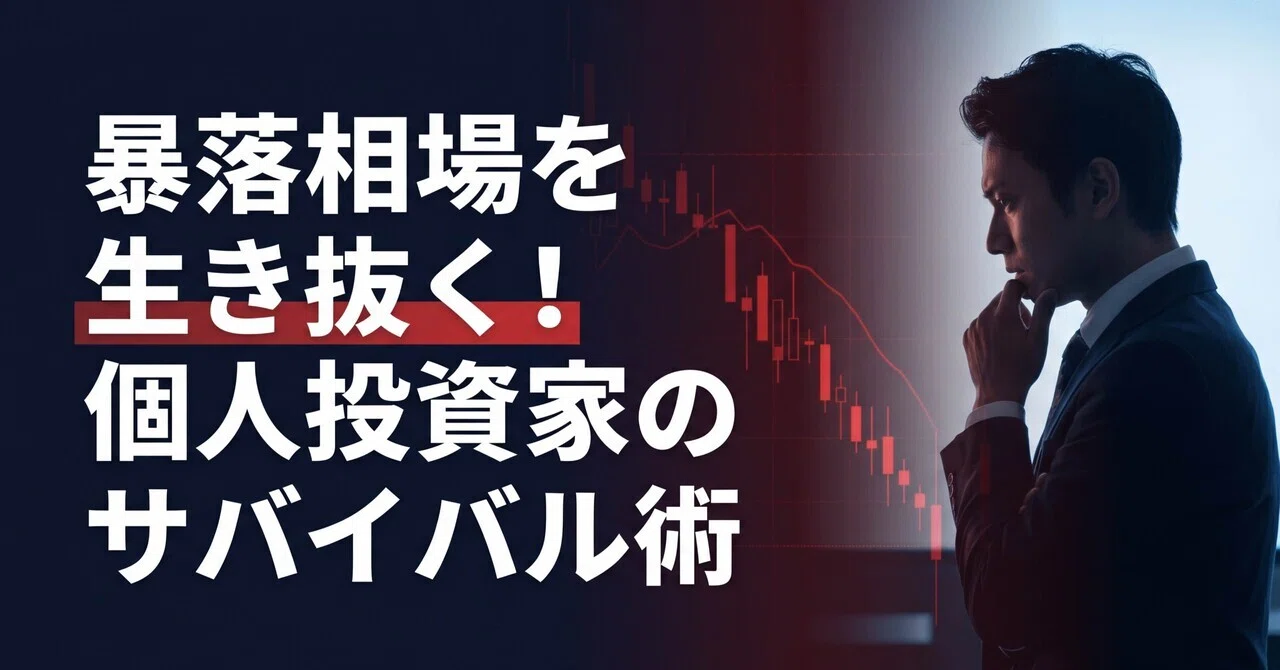 このまま上がり続けるわけない…」と感じる人へ。過去の暴落から逆算