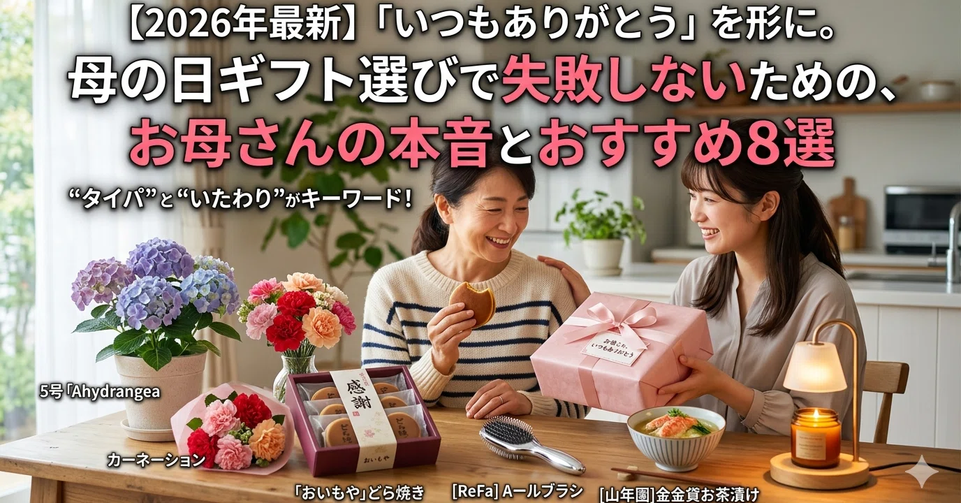 2026年最新】「いつもありがとう」を形に。母の日ギフト選びで失敗