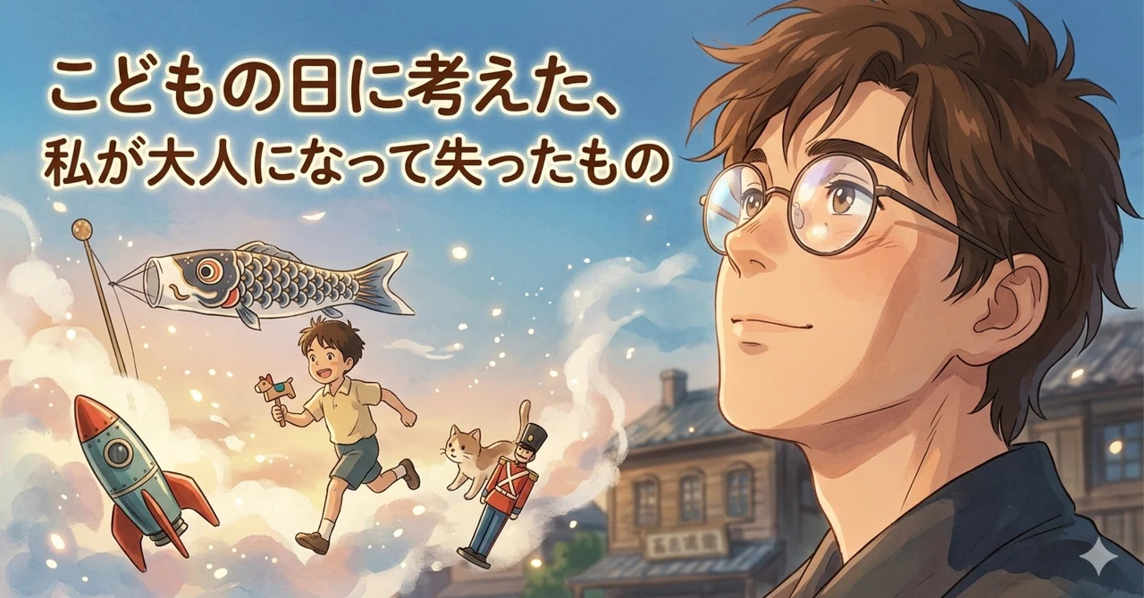 Things I realized I lost after becoming an adult, on Children's Day｜ぜんきち