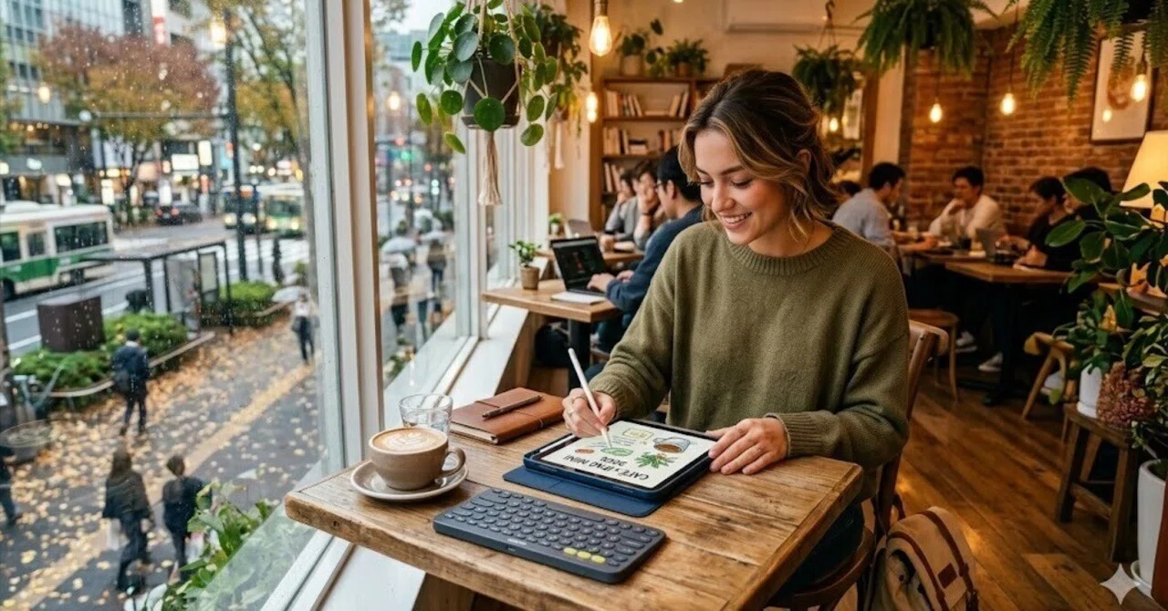 ☕☕【2026年最新】カフェ×iPad miniの相性が最高すぎる。身軽で
