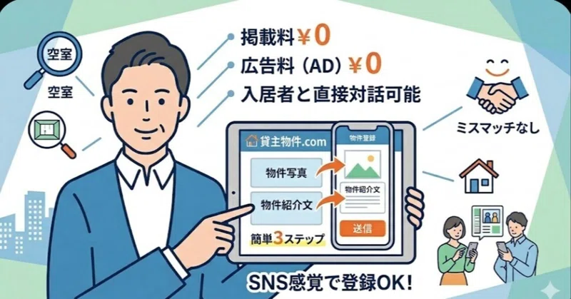 物件登録が難しそうと感じる大家さんへ。