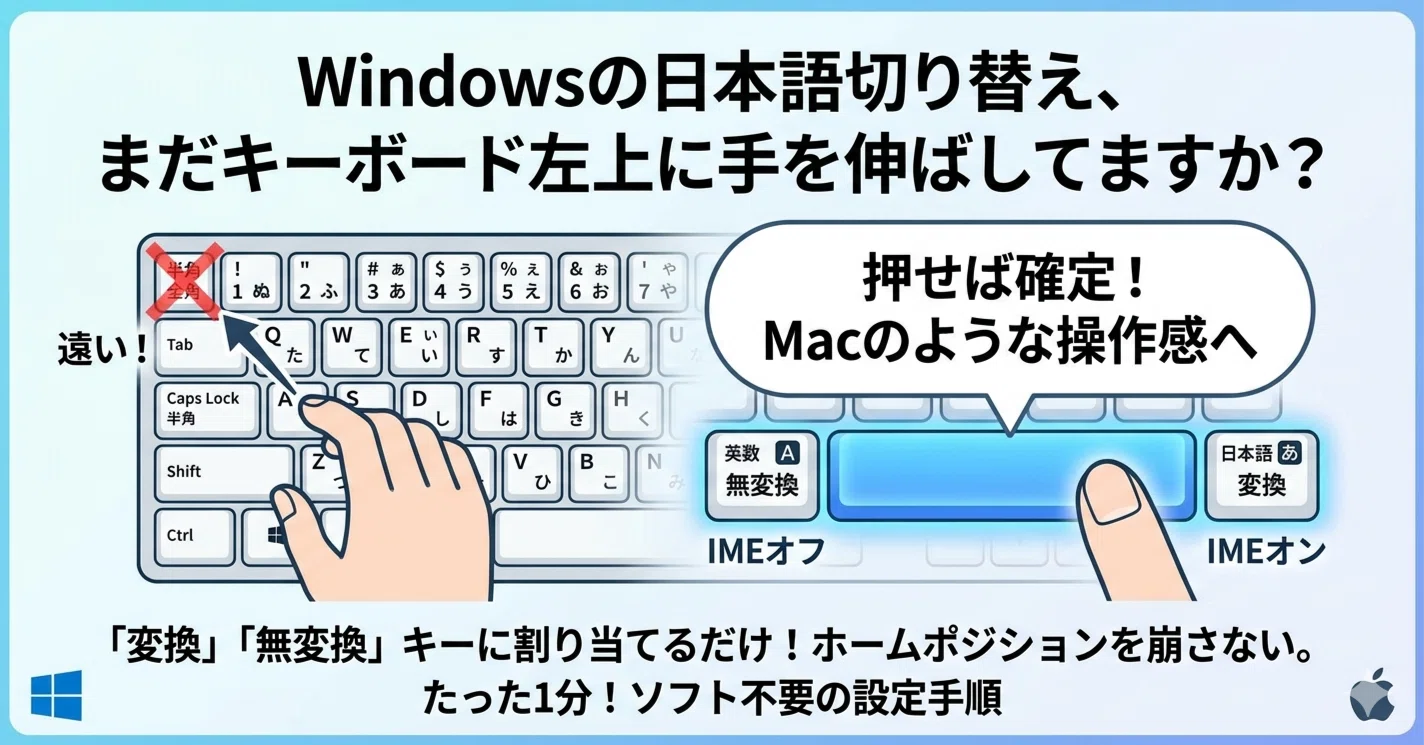 Are you still reaching for the top-left of your keyboard to switch