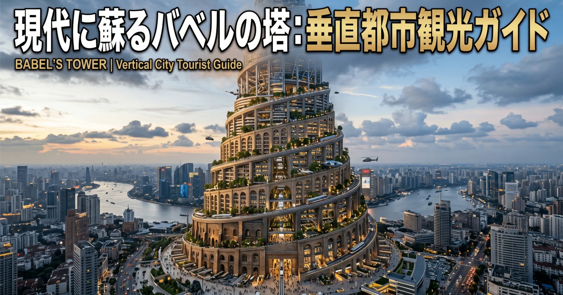 現代に蘇るバベルの塔：垂直都市観光ガイド ｜Quieter/くわいえった＠VR