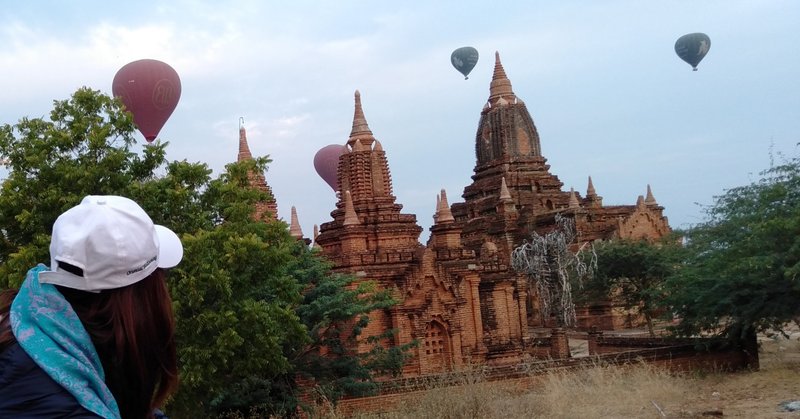 ミャンマーのバガンは気球と遺跡で２度楽しめる ちびまり 旅好き 企業の採用担当 Note