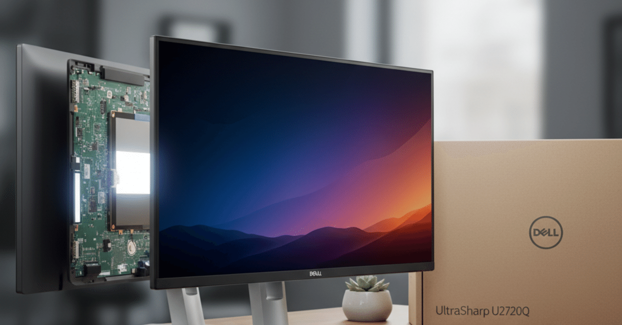 4Kモニターの傑作「Dell U2720Q」を長く愛用するために。修理交換