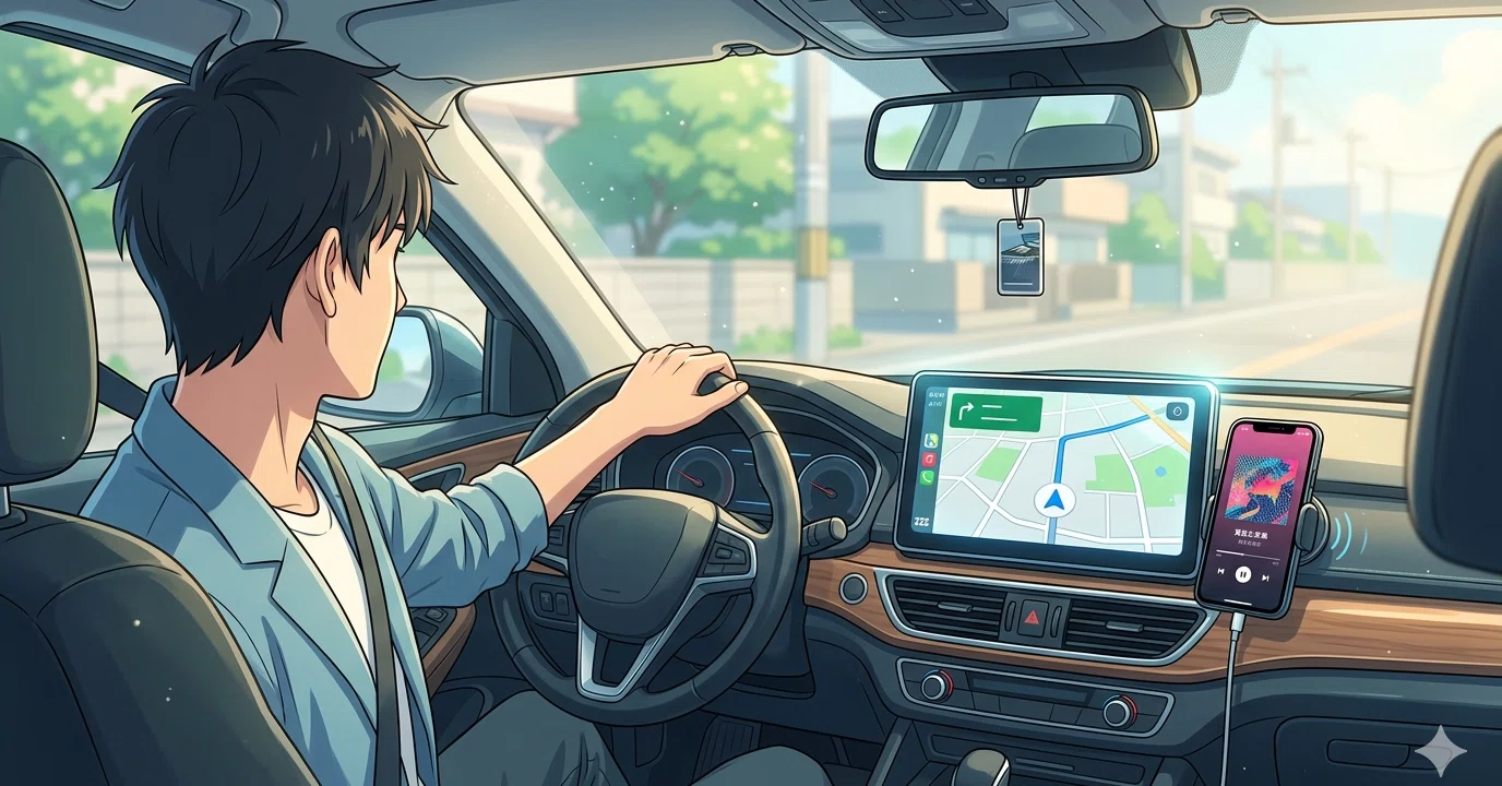 純正ナビの音声認識が使えない」を卒業。ワイヤレス化アダプターで愛車