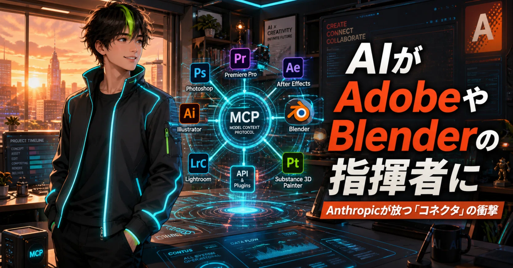 AIがAdobeやBlenderの「指揮者」になる日：Anthropicが放つ