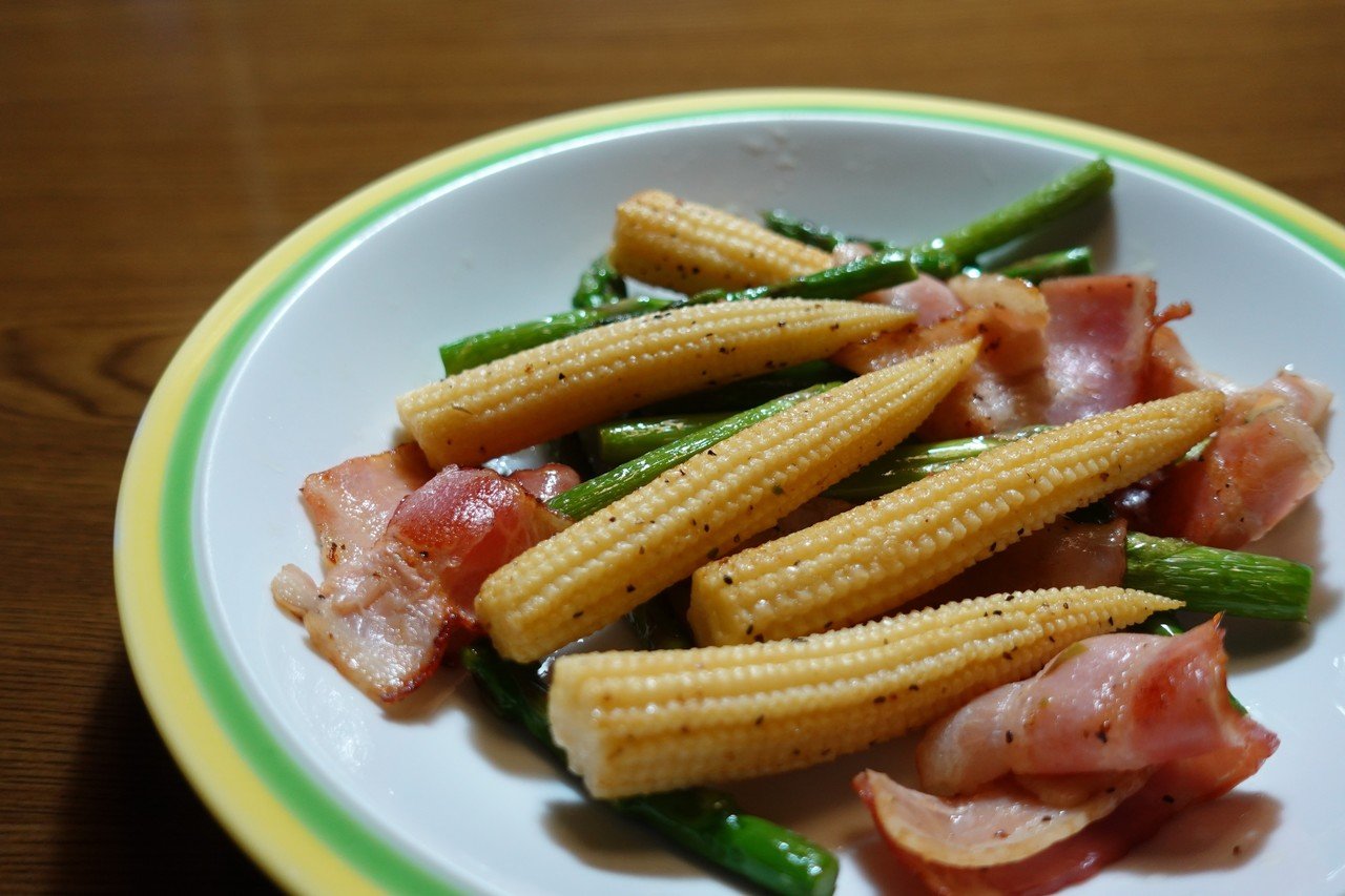 アスパラベーコン炒め ハラダコオジ Note アスパラベーコン炒め ハラダコオジ Note