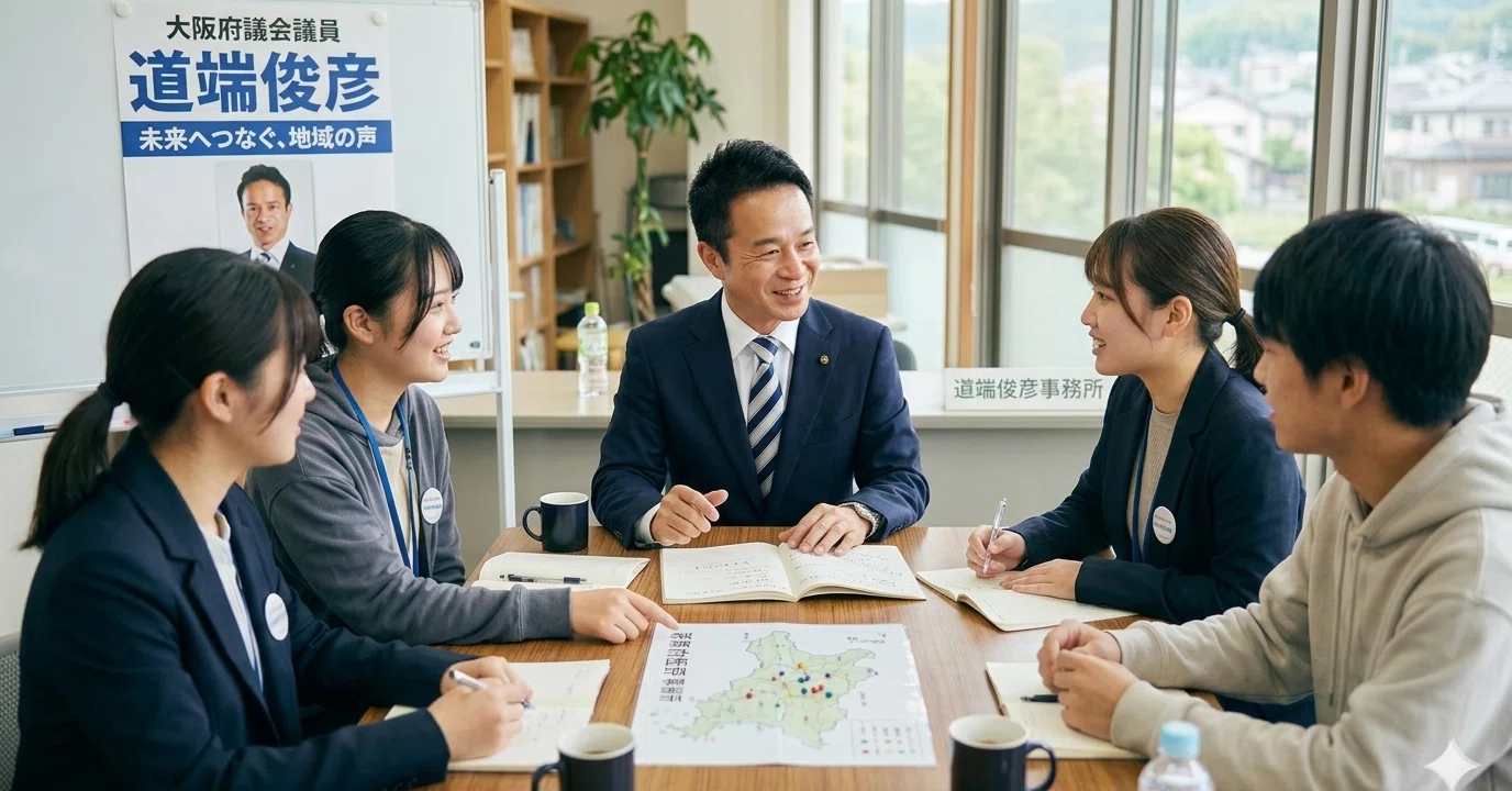 議員インターン生が見た「大阪府議会議員みちばた俊彦の仕事のリアル 