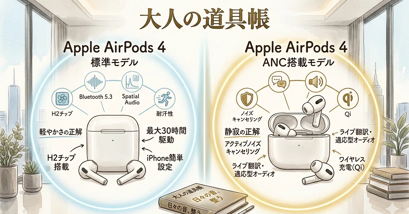 Apple Airpods 4 アクティブノイズキャンセリング機能搭載モデル Apple AirPods 4 アクティブノイズ キャンセリング搭載モデル 【公式通販】