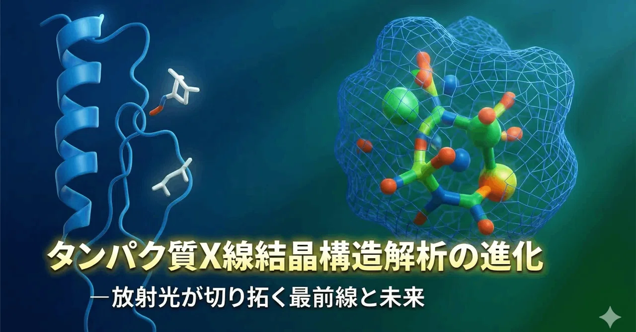 タンパク質X線結晶構造解析の進化：放射光が切り拓く最前線と未来