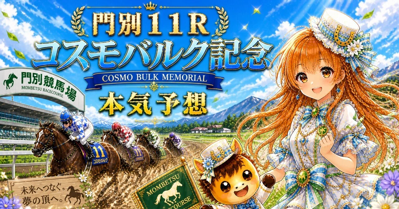 🔥【門別12Rコスモバルク記念20:30】絶対王者 vs 消耗戦🐴✨️｜ばけん
