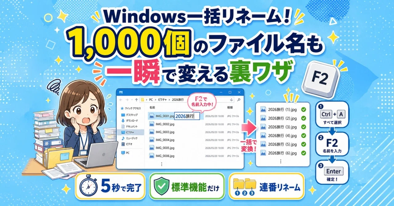 Windows Bulk Rename! A Secret Trick to Change 1,000 File Names in an ...
