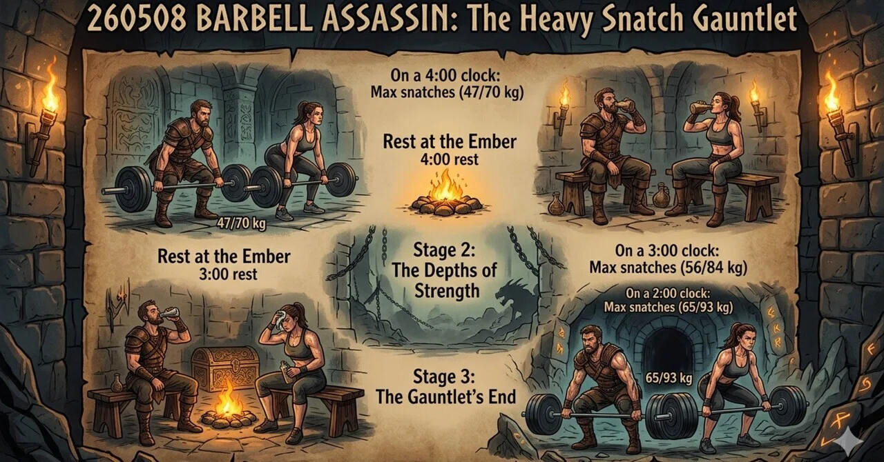 260508 BARBELL ASSASSIN: The Heavy Snatch Gauntlet - A Challenge of ...