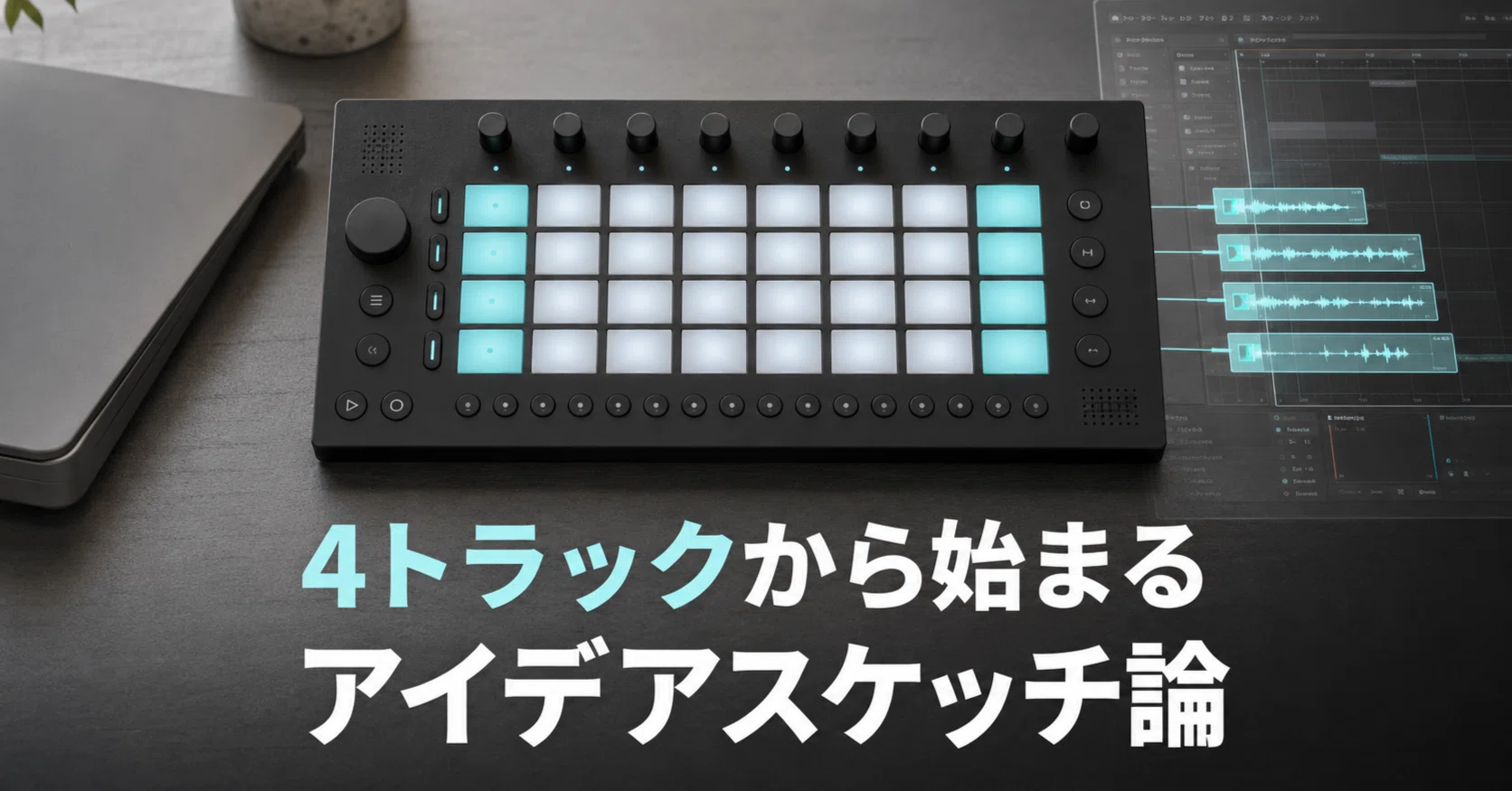 Ableton Move、4トラックから始まる、アイデアスケッチ論｜伝思音学