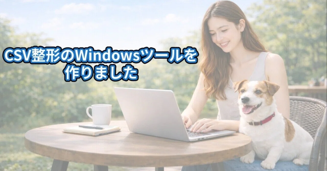 CSV整形の繰り返し作業を減らすWindowsツールを作りました【Free版あり】｜ojichiku