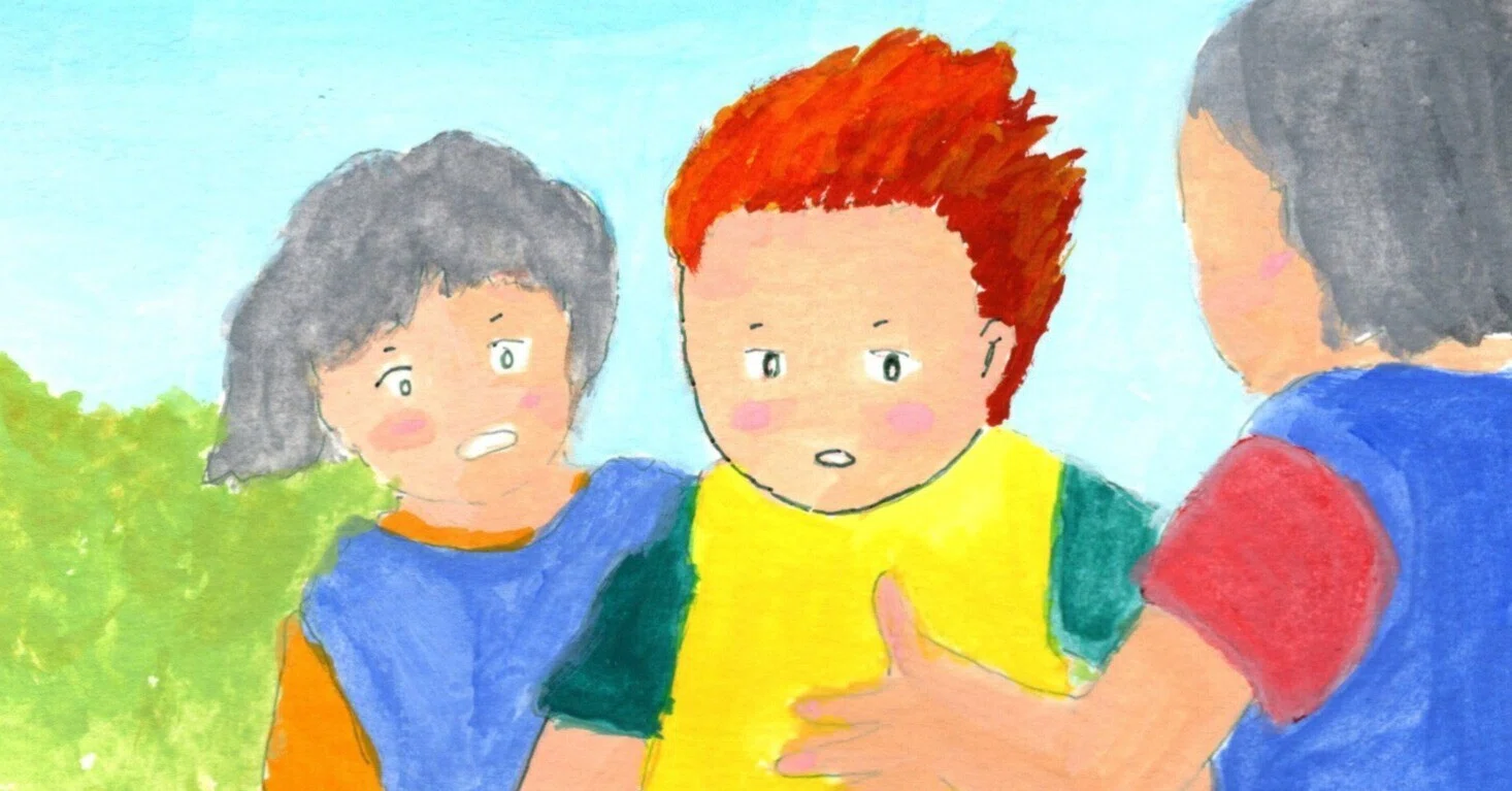 サッカーをする少年｜碧緑（あおみどり）