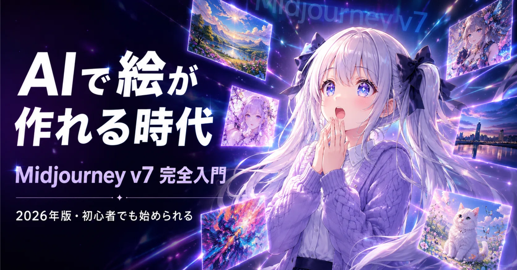 aiページ Midjourney v7、使ってみたら想像の3倍すごかった話｜ゆるく