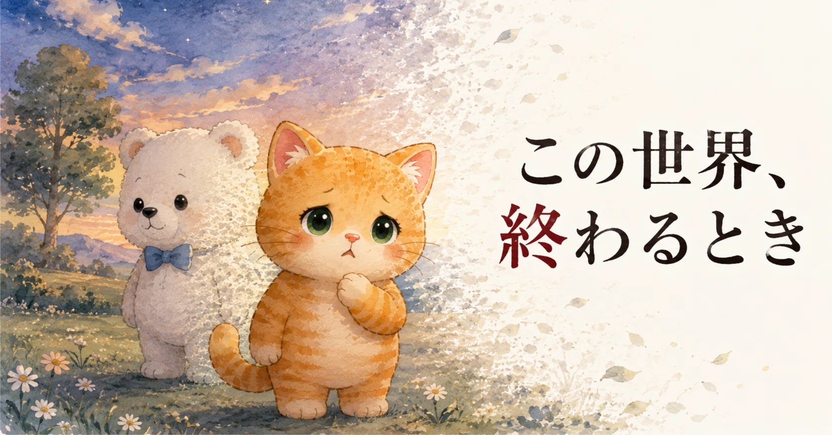 あなたの世界は、あなたがいなくなると消えるにゃ🐾(それでも“普通の日