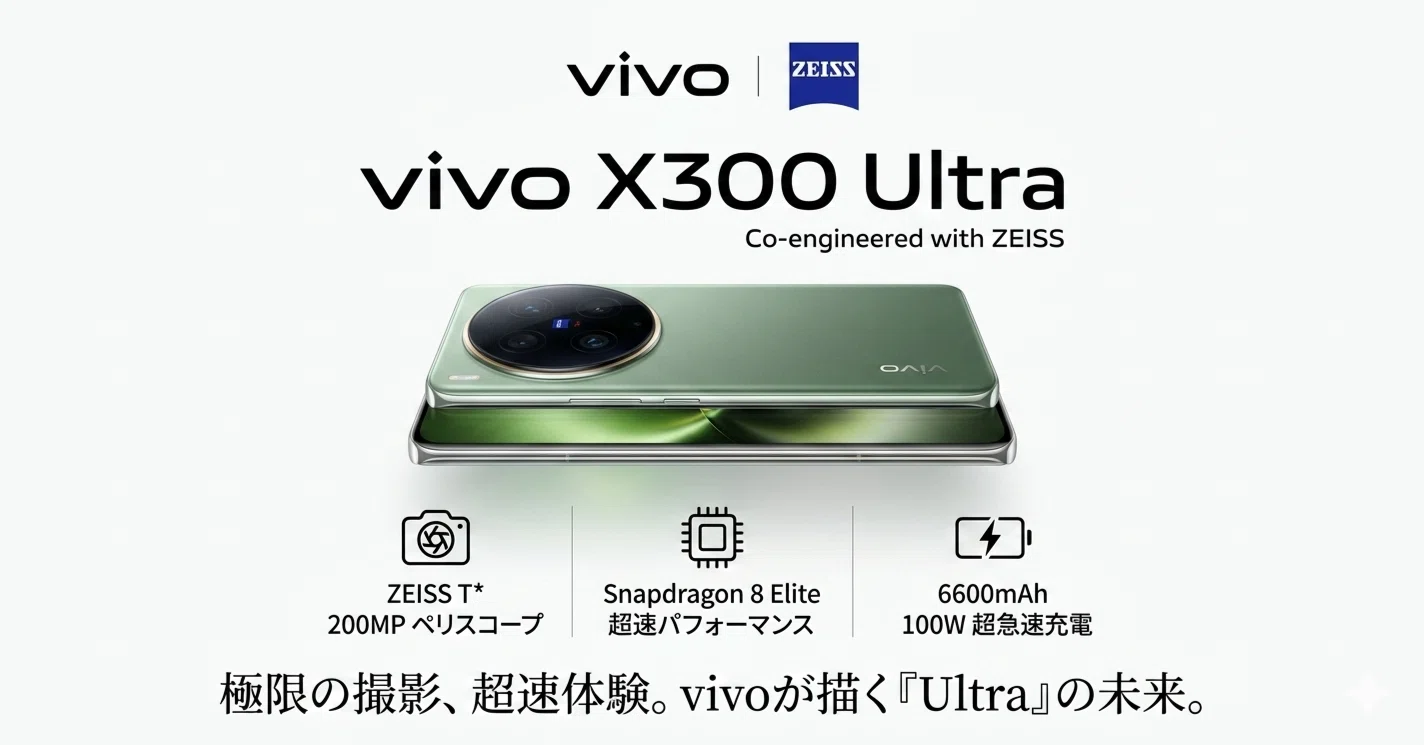 ガチ解説・第十一弾】スマホの定義を破壊する究極の光学兵器。「Vivo