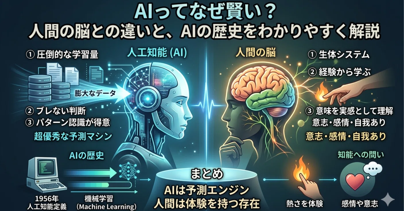 AIと人間との脳の違い ｜nexus ai lab