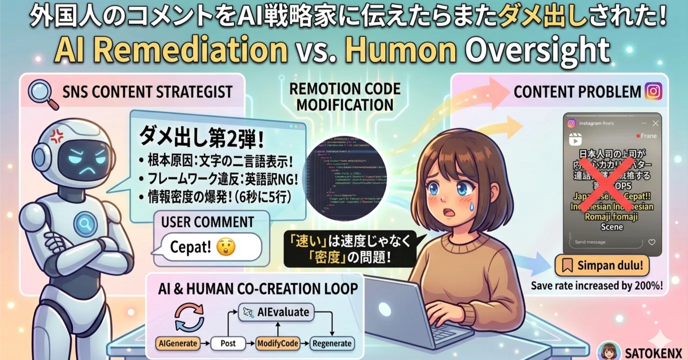 コメントお客! 外国人のコメントをclaudeのSNS戦略家に伝えたらまたボコボコにダメ