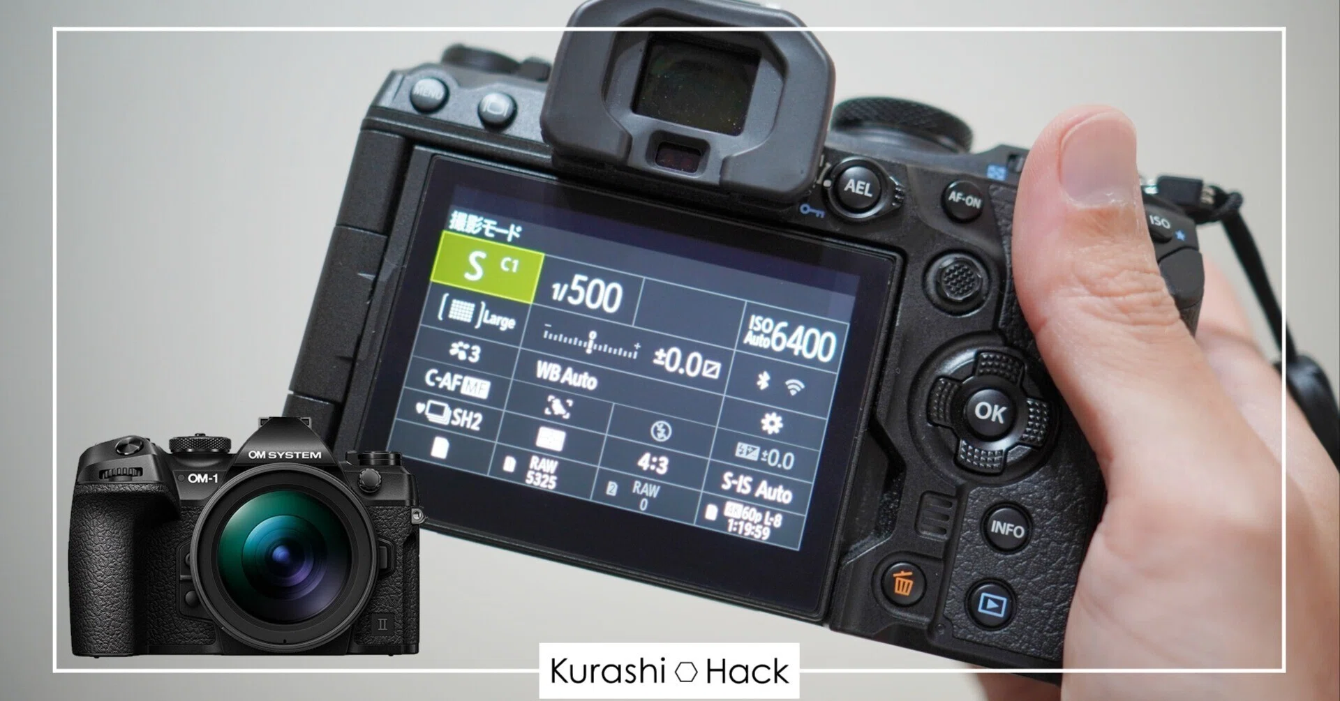 OM-1 Mark IIで野鳥を撮影する際のカメラ設定｜はち@Kurashi-Hack