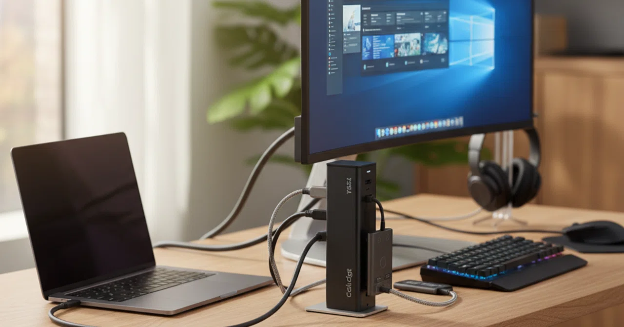 デスク環境を劇的に変える。Thunderbolt 4ドックの最高峰「CalDigit