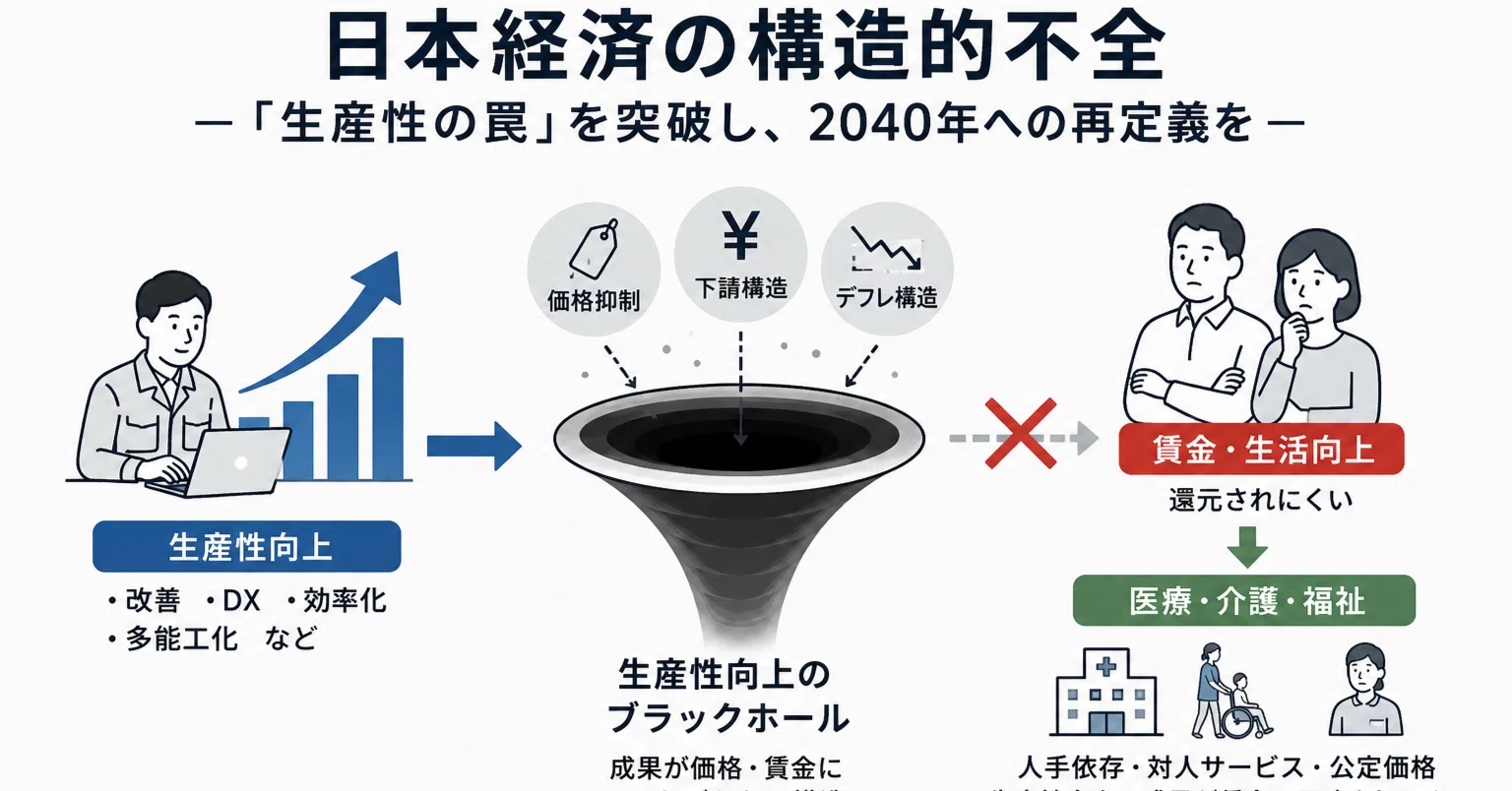 Labor Productivity in Japan's Medical and Nursing Care Industries