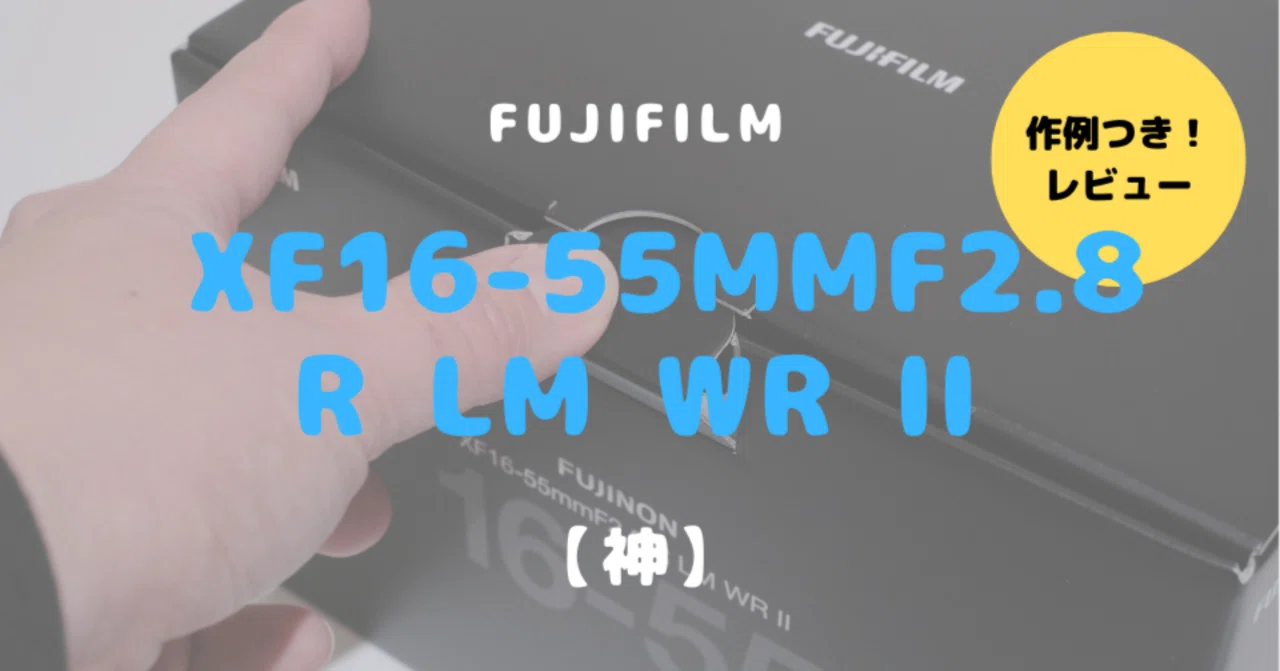 富士フイルム XF16-55mmF2.8 R LM WR IIレビュー！向こう10年使える