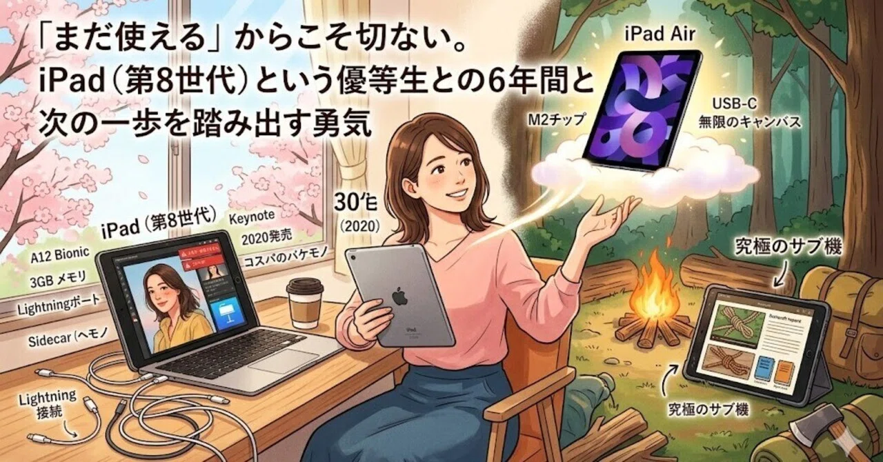 まだ使える」からこそ切ない。iPad（第8世代）という優等生との6年間と