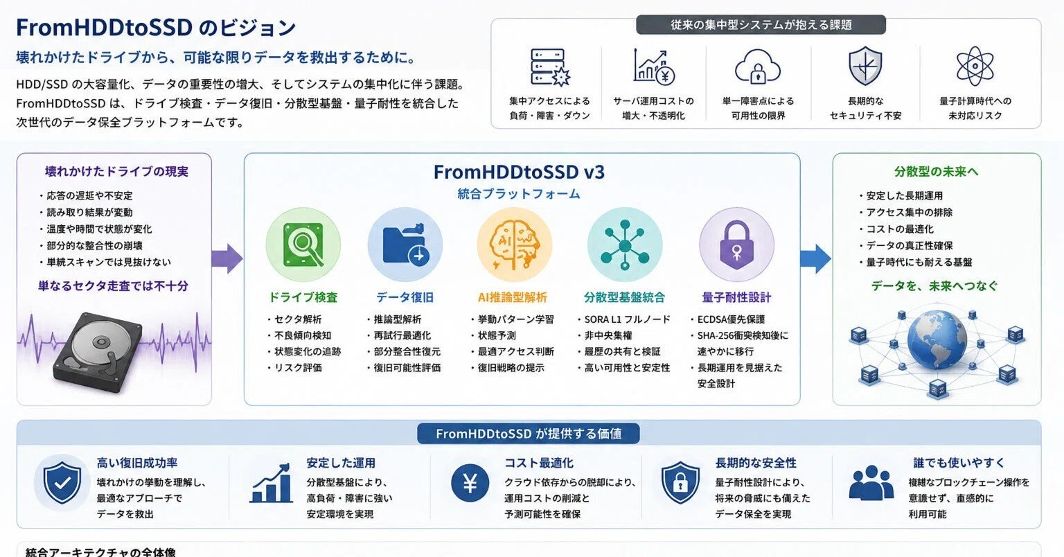 FromHDDtoSSD】なぜ、セクタを走査するだけでは、検査も復旧も成り立た