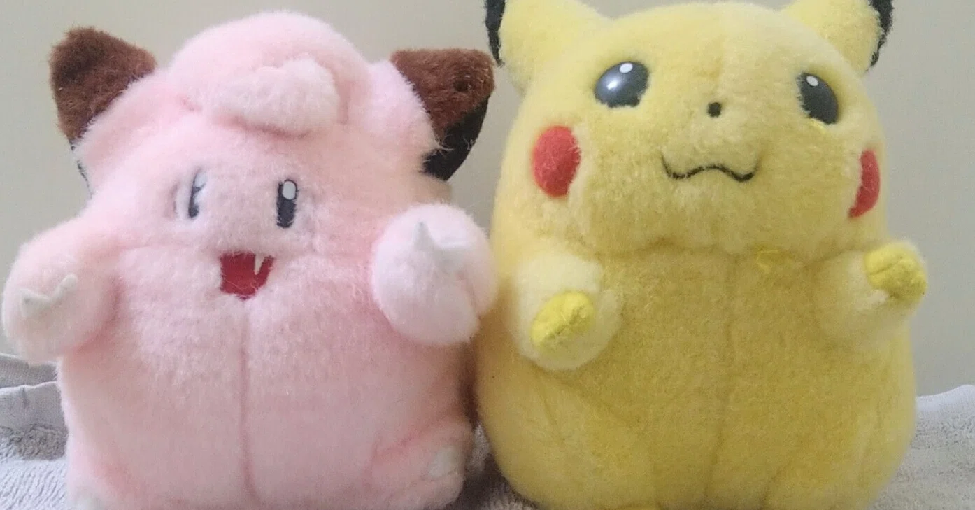 ポケモン　ぬいぐるみ　ピカチュウ　ヒトカゲ　ピッピ　初期　レトロ 今のスタイリッシュな姿と全然違う？30年前のピカチュウ＆ピッピ