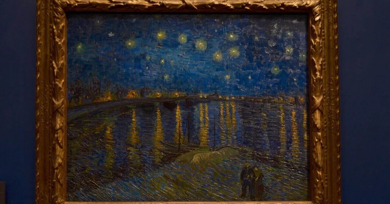 フランス滞在10日目 今日の1枚《星月夜》フィンセント・ファン・ゴッホ