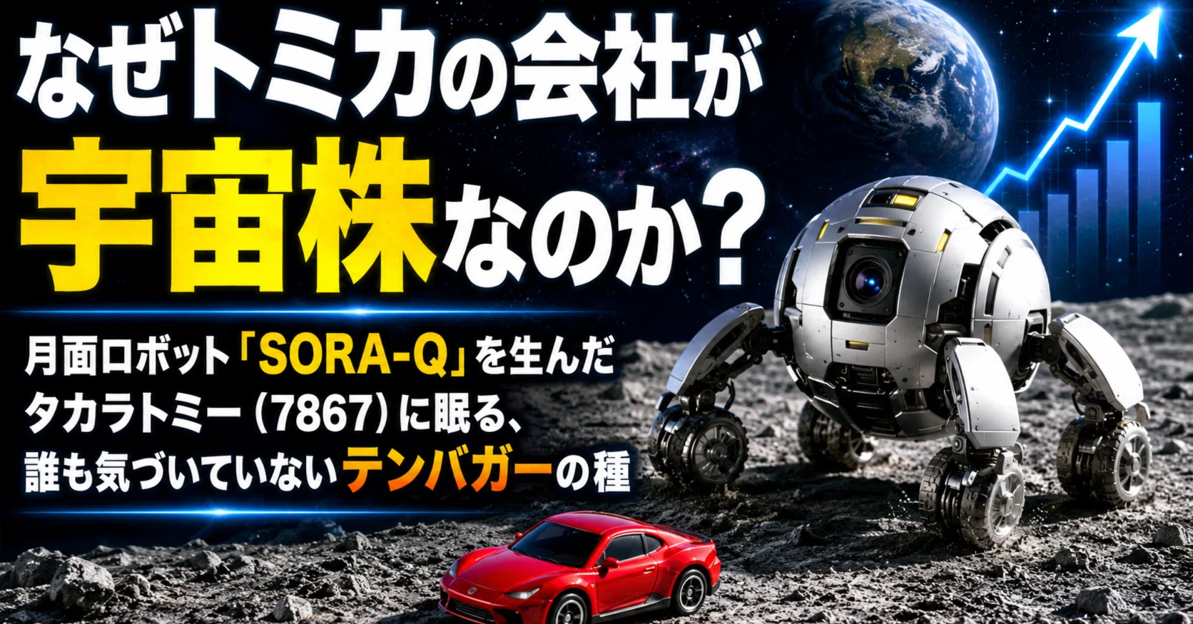 レア！箱付き　80年代　テレビロボット 宇宙の夢ロボット なぜトミカの会社が宇宙株なのか？月面ロボット「SORA-Q」を生んだ